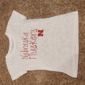 Nebraska girls tshirt, Blue 84, size medium